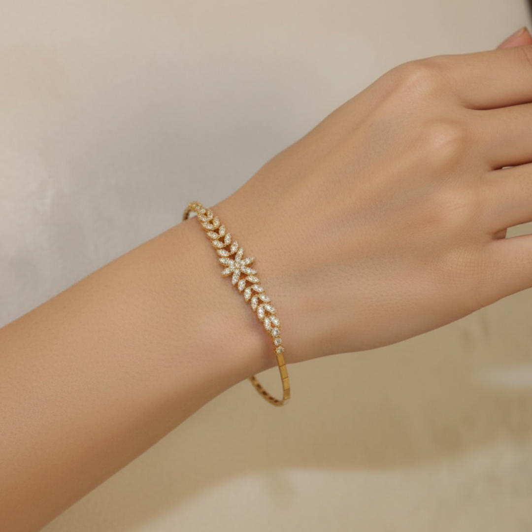 Zarif Su Yolu Gerdanlık 8 Ayar Set